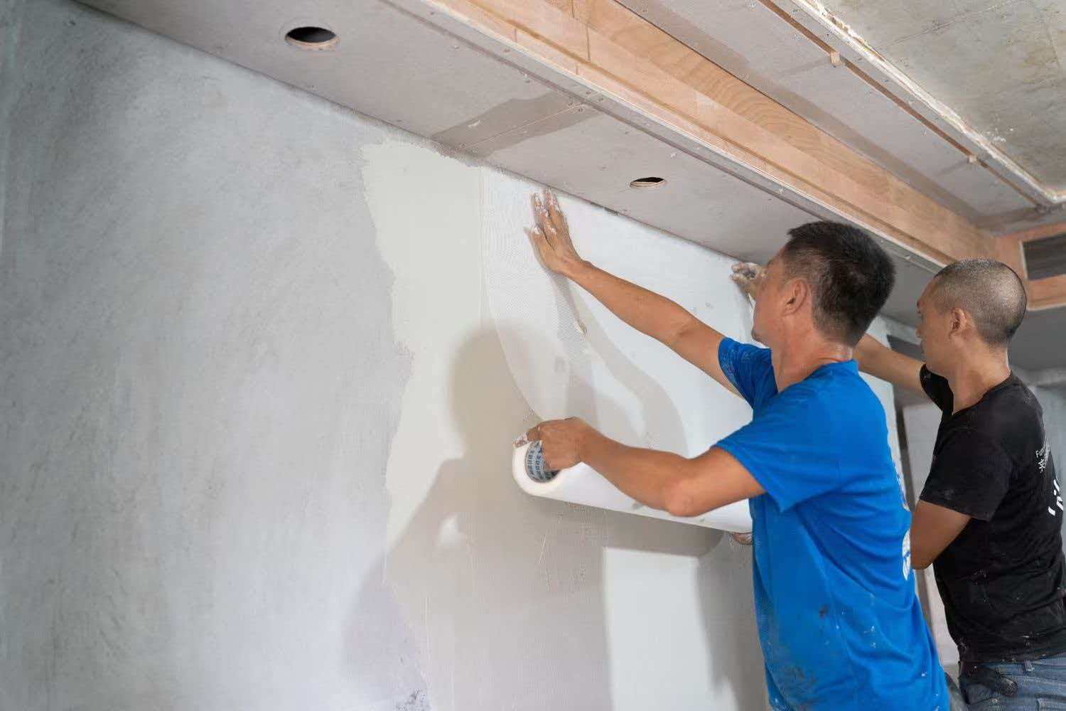 Interior plastering application photo 2